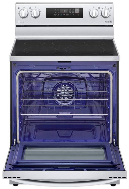LG 6.3 Cu. Ft. Stainless Steel Smart Wi-Fi Enabled Fan Convection Electric Range With Air Fry & EasyClean - Image 2