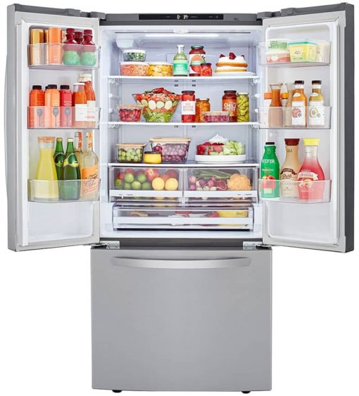 LG 25 Cu. Ft. PrintProof Stainless Steel French Door Refrigerator - Image 2