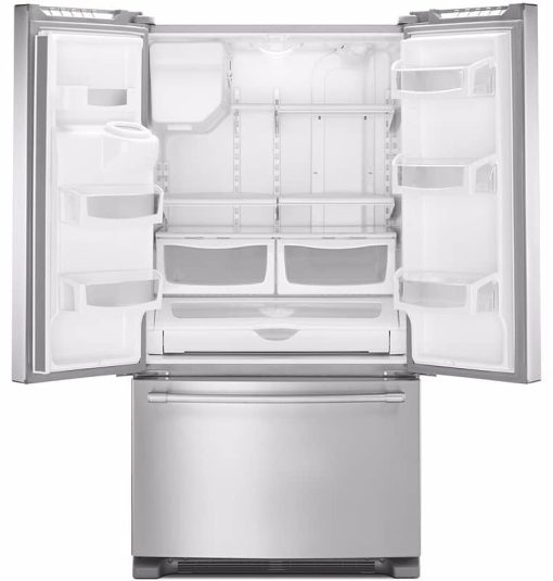 Maytag 36" Fingerprint Resistant Stainless Steel French Door Refrigerator With PowerCold Feature - Image 3