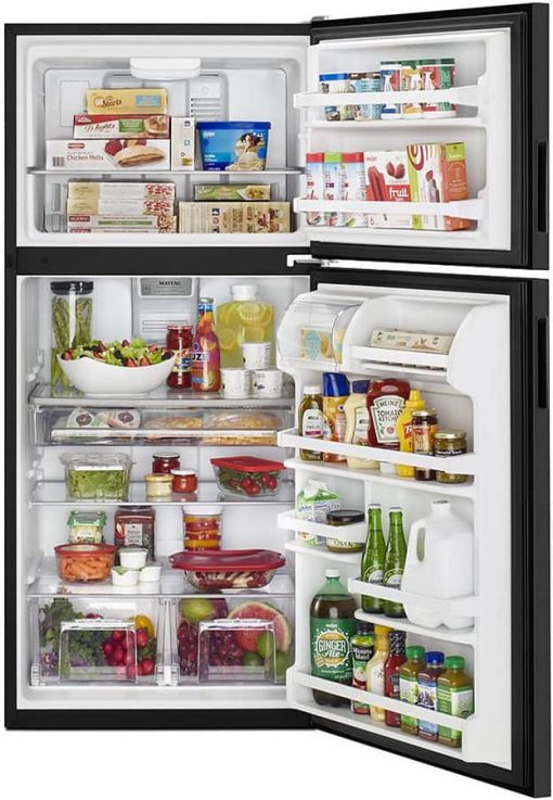 Maytag ADA 30" Black Top Freezer Refrigerator With PowerCold Feature - Image 3