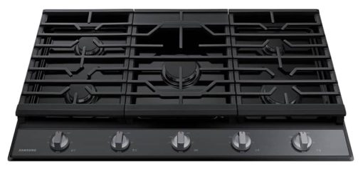 Samsung ADA 36" Fingerprint Resistant Black Stainless Steel Gas Cooktop - Image 2