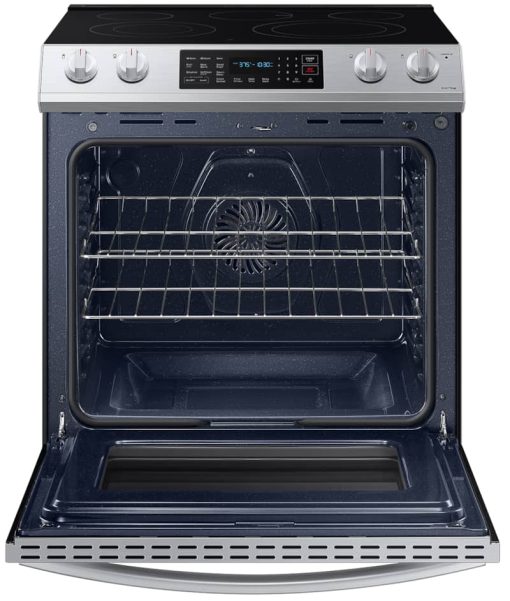 Samsung ADA 6.3 Cu. Ft. Fingerprint Resistant Stainless Steel Front Control Slide-In Electric Range With Convection - Image 2
