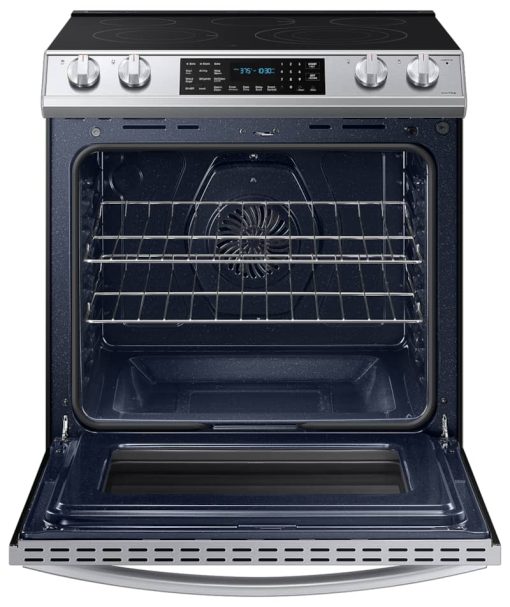 Samsung ADA 6.3 Cu. Ft. Fingerprint Resistant Stainless Steel Front Control Slide-In Electric Range With Air Fry - Image 2