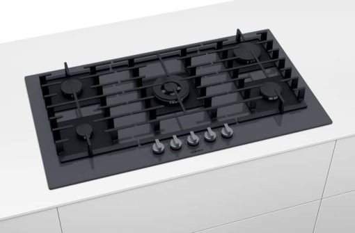 Bosch ADA Benchmark Series 36" Grey Tempered Glass Gas Cooktop - Image 2
