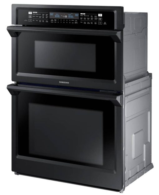 Samsung 30" Fingerprint Resistant Black Stainless Steel Built-In Combination Microwave Wall Oven - Image 3