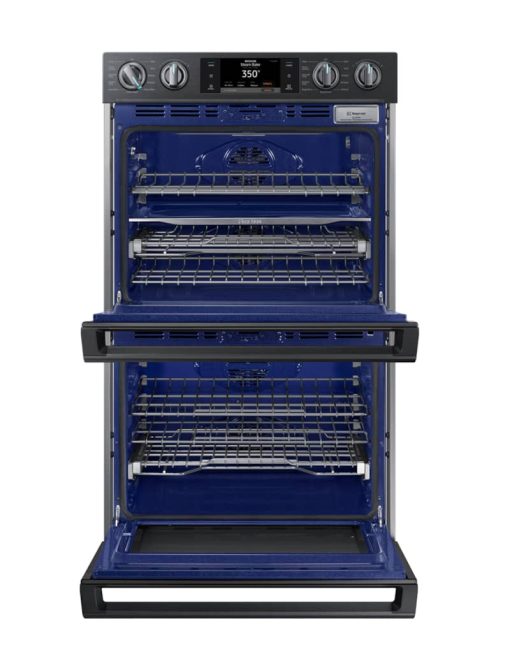 Samsung 30" Fingerprint Resistant Black Stainless Steel Double Wall Oven - Image 2