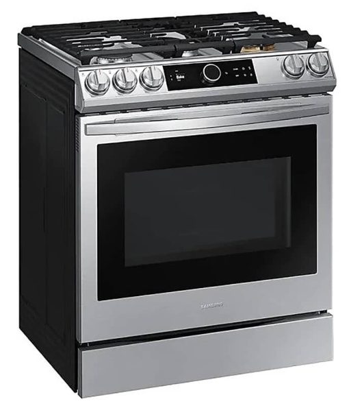 Samsung 6 Cu. Ft. Fingerprint Resistant Stainless Steel Slide-In Gas Range With Smart Dial, Air Fry & Wi-Fi - Image 3