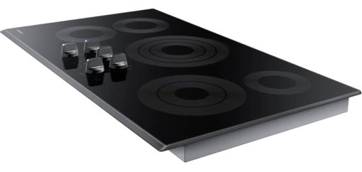 Samsung ADA 36" Fingerprint Resistant Black Stainless Steel Smart Electric Cooktop - Image 2