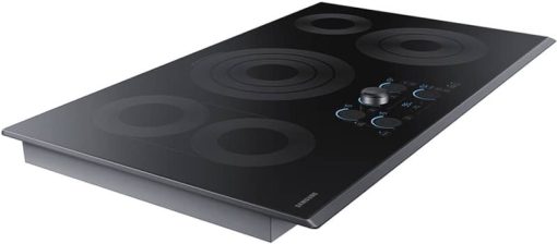 Samsung ADA 36" Fingerprint Resistant Black Stainless Steel Smart Electric Cooktop With Sync Elements - Image 2