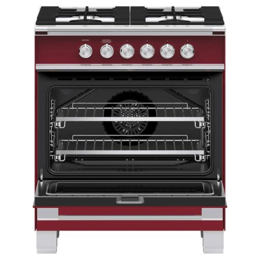 Fisher & Paykel Series 7 30" Red Gas Range With 4 Burners - Image 2