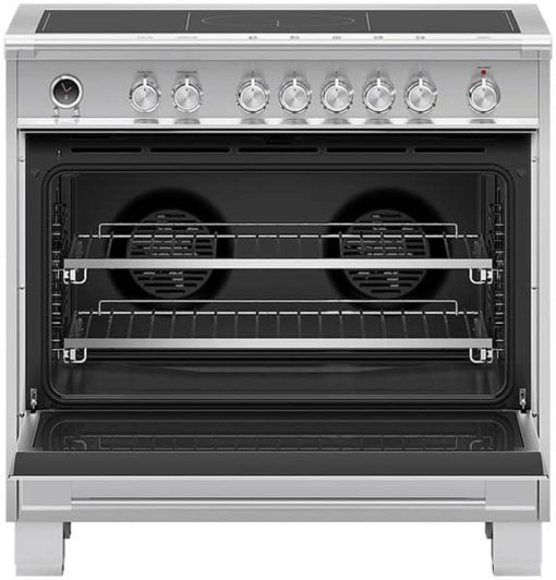 Fisher & Paykel Series 9 36" Stainless Steel Induction Range, 5 Zones With SmartZone, Self-Cleaning - Image 2