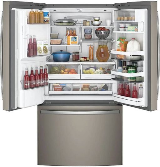 GE Profile ADA ENERGY STAR 27.7 Cu. Ft. Slate French-Door Refrigerator With Hands-Free AutoFill - Image 2