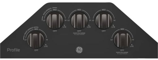 GE Profile ADA 36" Black Stainless Built-In Gas Cooktop With 5 Burners - Image 2