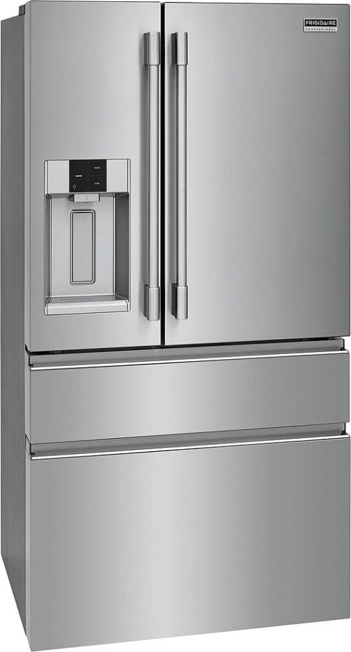 Frigidaire Professional 21.8 Cu. Ft. SmudgeProof Stainless Steel Counter Depth 4-Door French Door Refrigerator - - Image 5