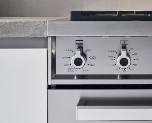 Bertazzoni Professional Series 48" Red Dual Fuel Range, 6 Brass Burners & Griddle, Electric Self Clean Oven - Image 2