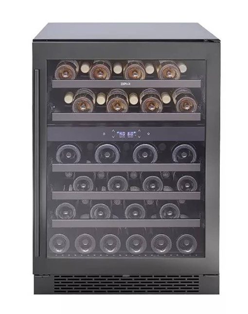 Zephyr Preserv 24" Black Stainless Frame Dual Zone Wine Cooler - Image 2