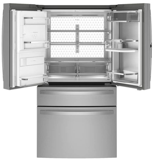 GE Profile 27.9 Cu. Ft. Fingerprint Resistant Stainless Steel Smart 4Door French-Door Refrigerator With Door In Door - - Image 3