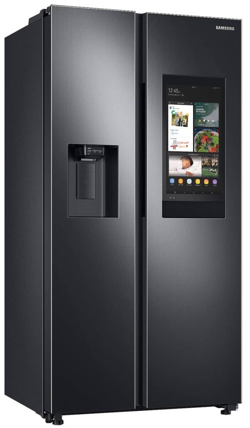 Samsung 21.5 Cu. Ft. Fingerprint Resistant Black Stainless Steel Counter Depth Side-By-Side Refrigerator With Touch Screen Family Hub - Image 5