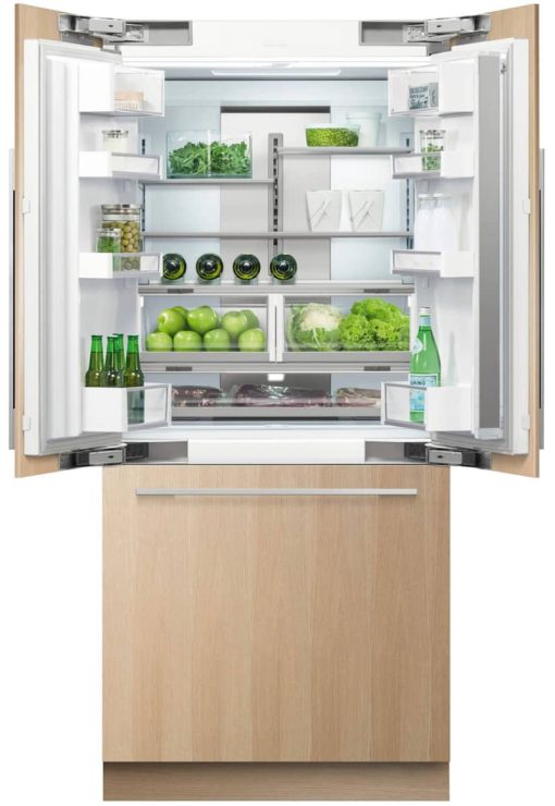 Fisher & Paykel 36" Panel Ready Built-In French Door Refrigerator, Ice - Image 2