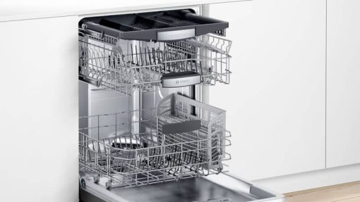 Bosch 800 Series 24" Black Stainless Steel Pocket Handle Dishwasher - Image 3