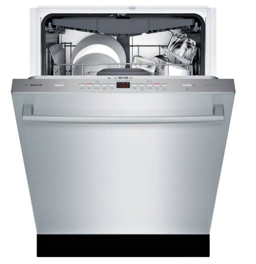 Bosch 300 Series DLX 24" Stainless Steel Bar Handle Dishwasher - Image 3