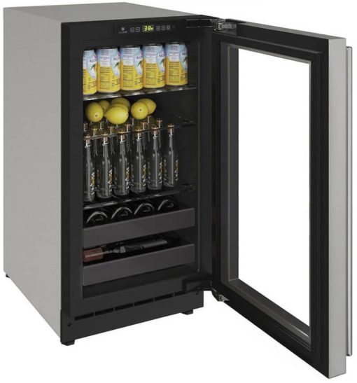 U-Line 18" Stainless Frame Beverage Center - Image 2