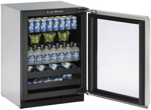 U-Line 24" Stainless Frame Beverage Center - Image 2