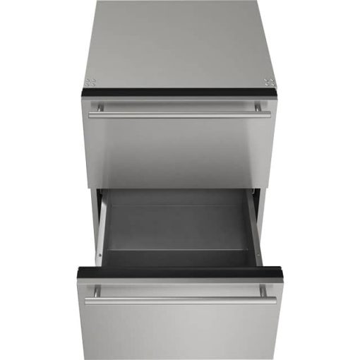 U-Line 24" Stainless Steel Outdoor Refrigerator Drawers - Image 2