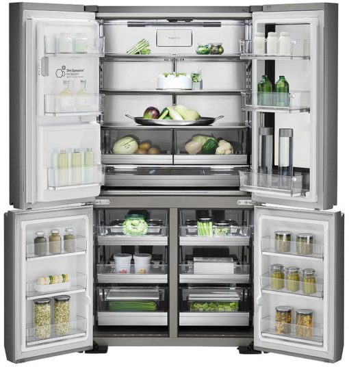 LG SIGNATURE ADA 23 Cu. Ft. Textured Steel Smart Wi-Fi InstaView Door-In-Door Counter-Depth Refrigerator - Image 2