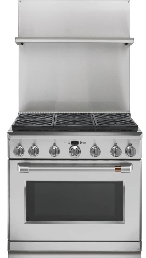 GE 36" Professional 30"-36" Adjustable Height Backsplash With Shelf - Image 2