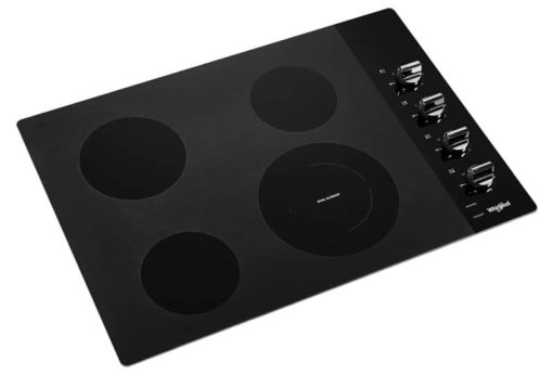 Whirlpool ADA 30" Black Electric Ceramic Glass Cooktop With Dual Radiant Element - Image 2
