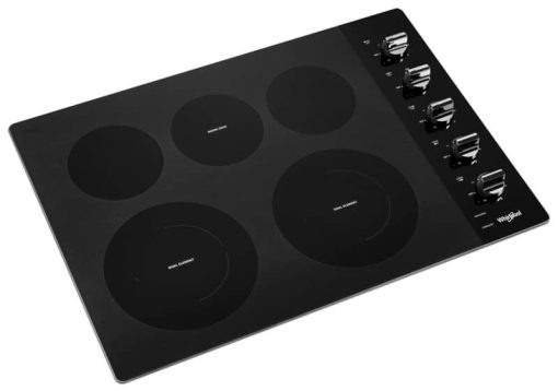 Whirlpool ADA 30" Black Electric Ceramic Glass Cooktop With Two Dual Radiant Elements - Image 2