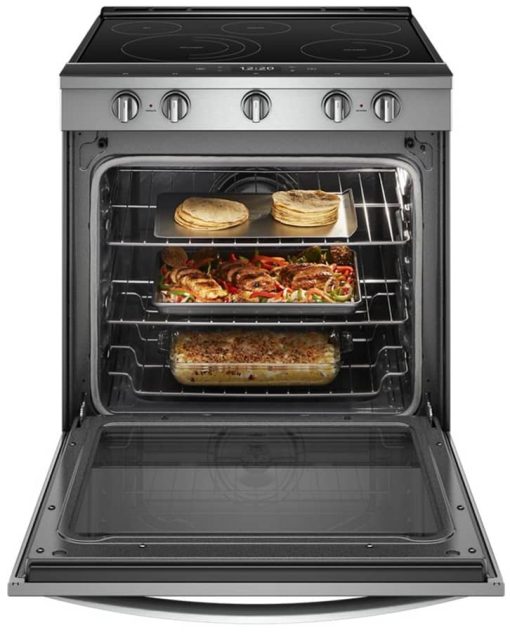 Whirlpool ADA 6.4 Cu. Ft. Fingerprint Resistant Stainless Steel Smart Slide-In Electric Range - Image 2