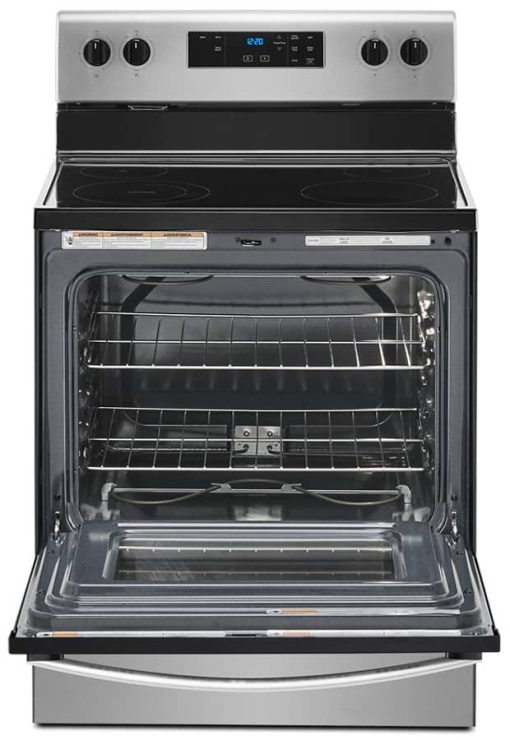 Whirlpool 5.3 Cu. Ft. Stainless Steel Electric Range With Keep Warm Setting - Image 2