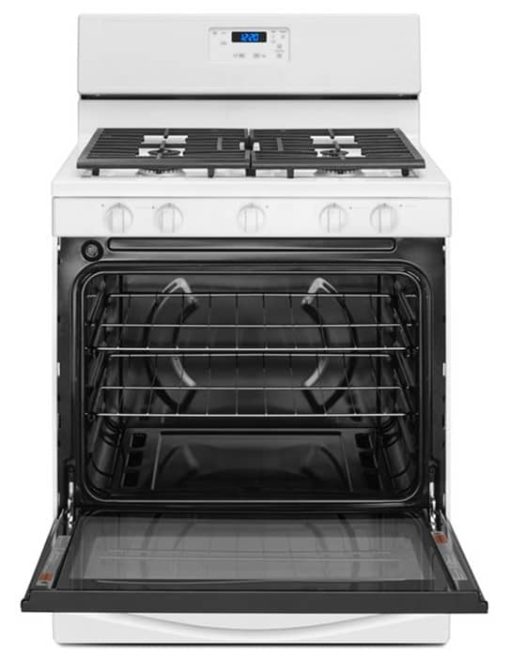 Whirlpool 5.1 Cu. Ft. White Freestanding 5-Burner Gas Stove - Image 2