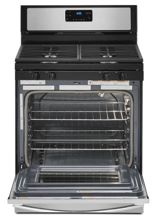 Whirlpool 5 Cu. Ft. Stainless Steel Gas Range With SpeedHeat Burner - Image 2