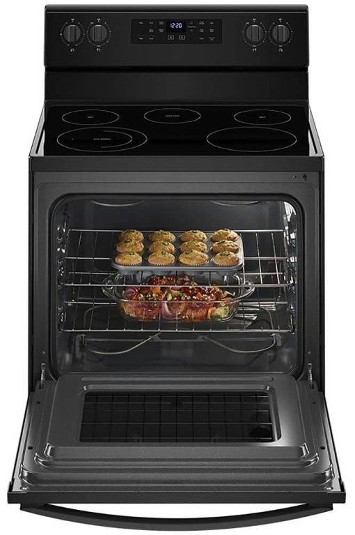 Whirlpool 5.3 Cu. Ft. Black Freestanding Electric Range With 5 Elements - Image 2