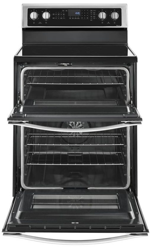 Whirlpool 6.7 Cu. Ft. Stainless Steel Electric Double Oven Range With True Convection - Image 2