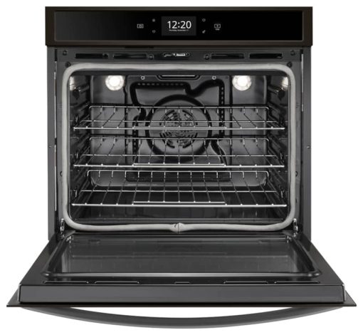 Whirlpool ADA 27" Fingerprint Resistant Black Stainless Smart Single Wall Oven With True Convection Cooking - Image 2