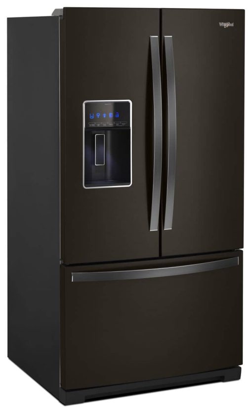 Whirlpool 36" Black Stainless French Door Refrigerator - Image 4