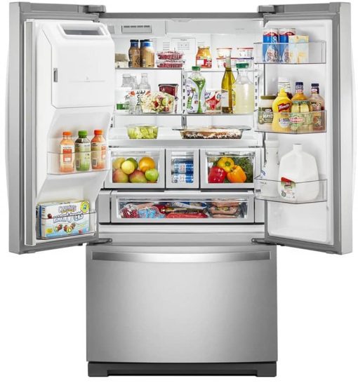 Whirlpool 36" Fingerprint Resistant Stainless Steel French Door Refrigerator - Image 2