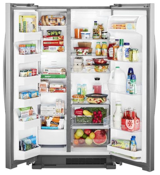 Whirlpool 36" Stainless Steel Side-By-Side Refrigerator - Image 2