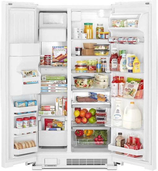 Whirlpool ADA 33" White Side-By-Side Refrigerator - Image 2