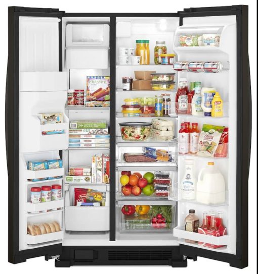 Whirlpool ADA 36" Fingerprint Resistant Black Stainless Steel Side-By-Side Refrigerator - Image 2