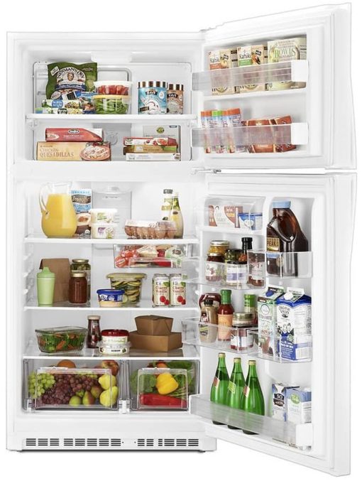 Whirlpool ADA 33" White Top Freezer Refrigerator - Image 2