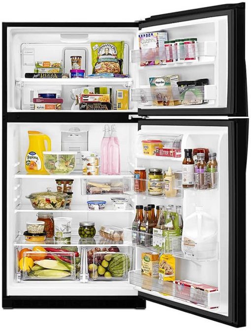 Whirlpool ADA 33" Black Top-Freezer Refrigerator - Image 2