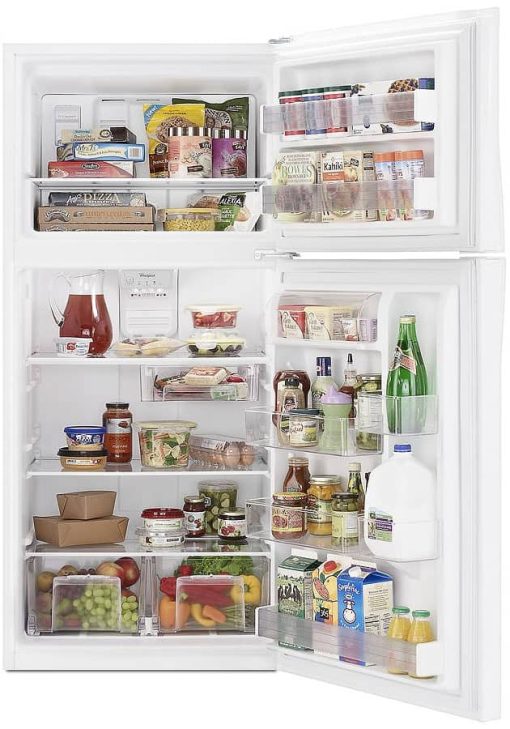 Whirlpool ADA 30" White Top Freezer Refrigerator - Image 2