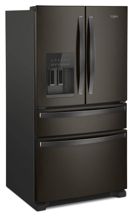 Whirlpool 36" Black Stainless French Door Refrigerator - Image 4