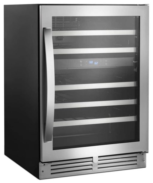 Whirlpool 24" Stainless Steel Undercounter Wine Center - Image 4