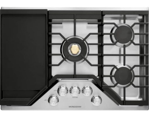 Monogram ADA 30" Stainless Steel Deep-Recessed Natural Gas Cooktop - Image 2